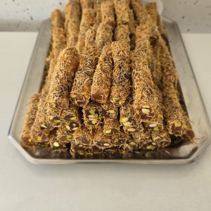 Turkse lokum met pistache, hazelnoot & kadayif